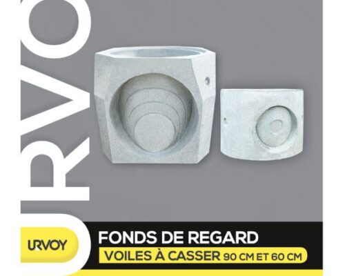 Fonds de regard voiles à casser 90 CM et 60 CM